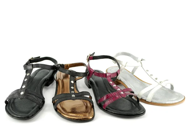 Sandálias de mulher — Fotografia de Stock