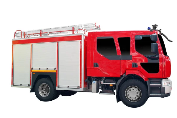 Fire truck isolated on white background — Stock Photo, Image