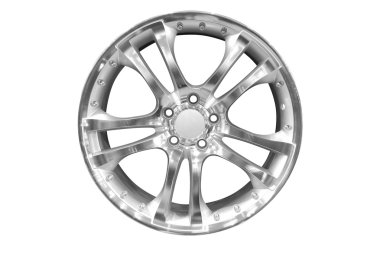 Car wheel isolated clipart