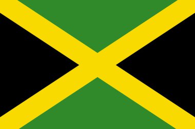 National Flag Jamaica clipart