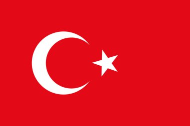 National Flag Turkey clipart