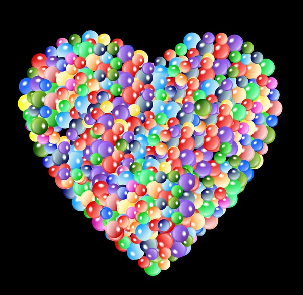 Bubble heart — Stock Photo, Image
