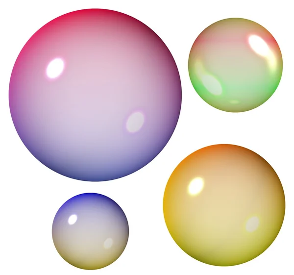 色の泡 — ストック写真