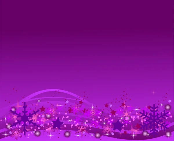 Fondo de Navidad púrpura —  Fotos de Stock