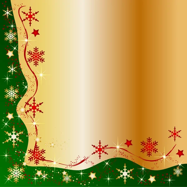 Illustratie van een kerst frame achtergrond — Stockfoto