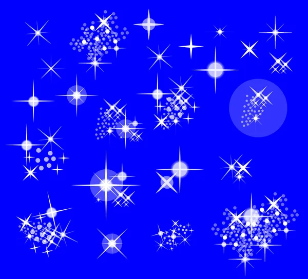 ベクトルの星のセット — ストック写真