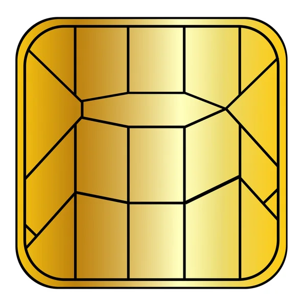 クレジット カード チップ — ストック写真