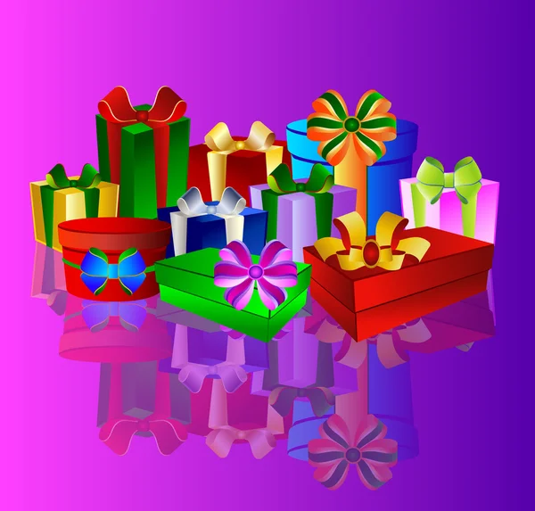 Colorful present background — Stock Photo, Image