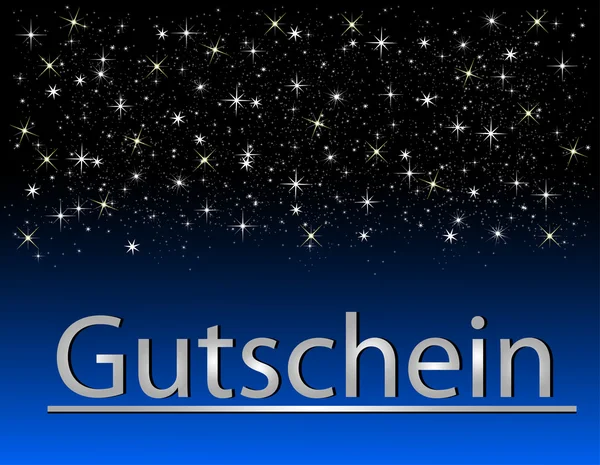 Deutscher Gutschein — Stockfoto