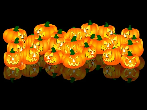 Abóboras de Halloween — Fotografia de Stock