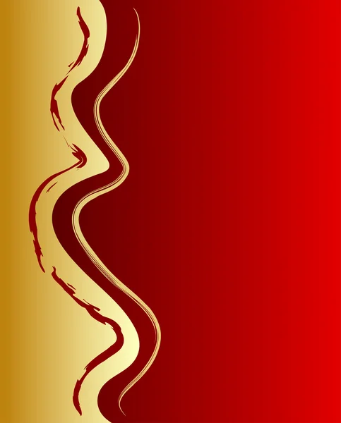 Ilustração de uma decoração abstrata vermelha backgr — Fotografia de Stock