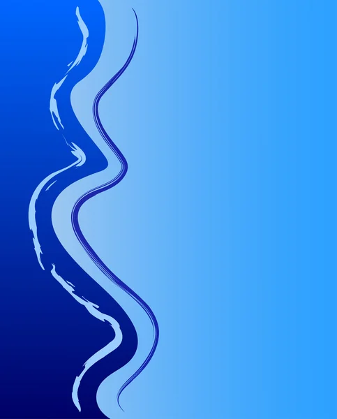 青いの抽象的な装飾背景に隠れてのイラスト — ストック写真