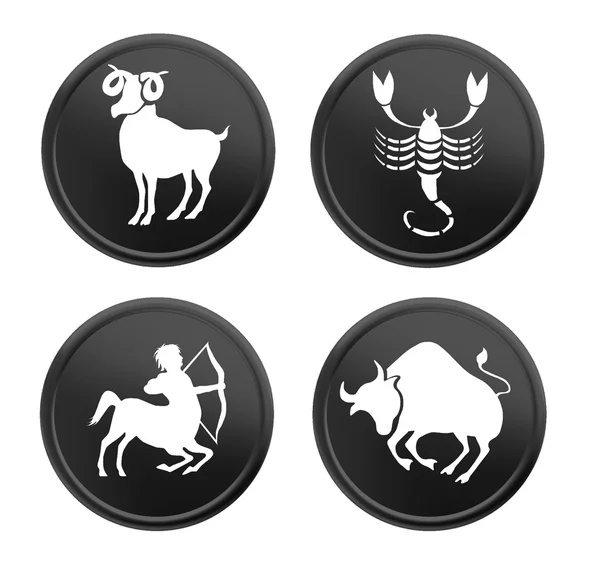 Zodiac signs - set 1 — Stock Photo, Image
