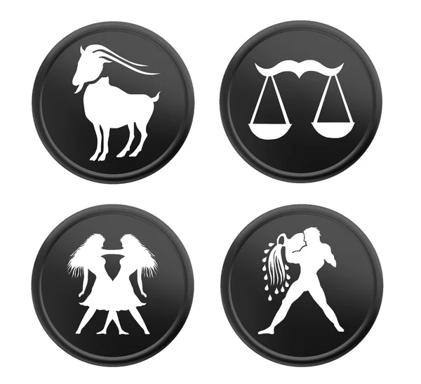 Znaki zodiaku - zestaw 3 — Zdjęcie stockowe