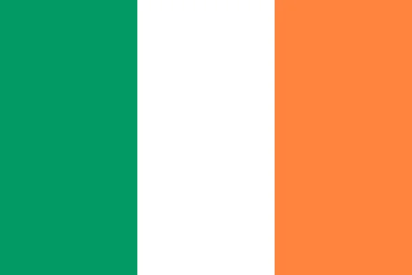 Nationale vlag van Ierland — Stockfoto