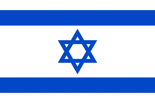 Bandera Nacional Israel — Foto de Stock
