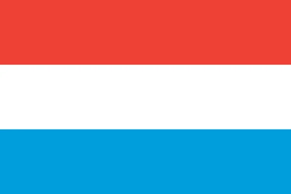 国家国旗卢森堡 — 图库照片