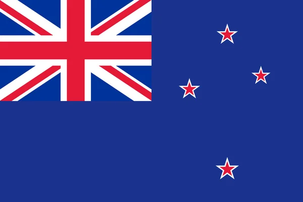 국가 깃발 뉴질랜드 — 스톡 사진
