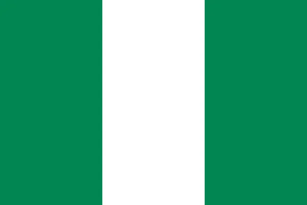 Ulusal bayrak Nijerya — Stok fotoğraf