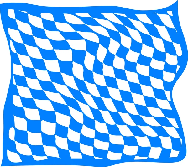 Ilustração de uma bandeira da Baviera — Fotografia de Stock