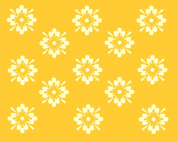 Illustration einer gelben Tapete Design mit f — Stockfoto