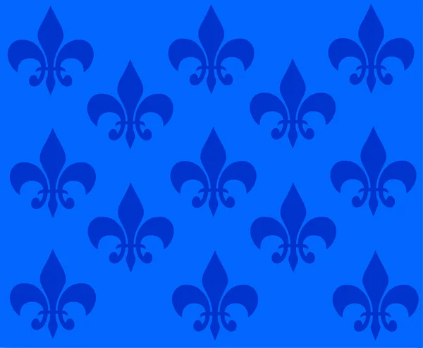 Illustration einer blauen Ziertapete — Stockfoto