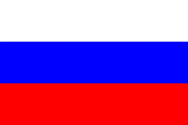 Nationale vlag van Rusland — Stockfoto