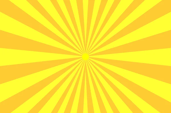 Жовтий фон з променями сонце — стокове фото