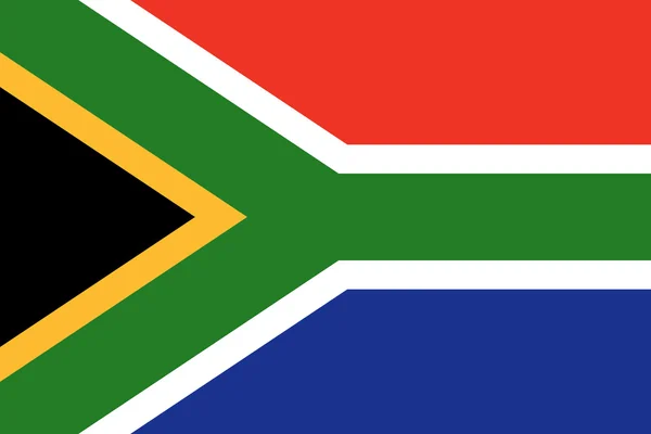 National Flag Jižní Afrika — Stock fotografie