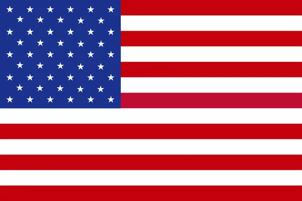 Nationale vlag van Verenigde Staten — Stockfoto