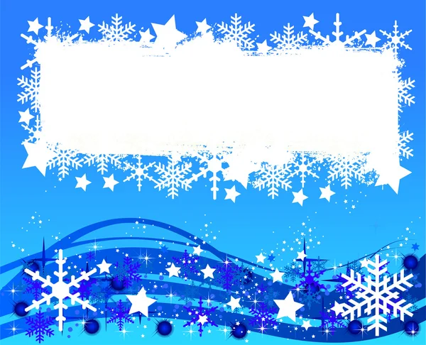 Niebieski Bożego Narodzenia tło przestrzeń dla tekstu — Zdjęcie stockowe