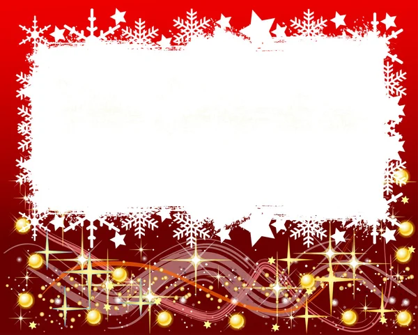 Roter weihnachtlicher Hintergrund - Platz für Ihren Text — Stockfoto