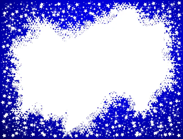 Arrière-plan bleu de Noël espace pour votre texte — Photo