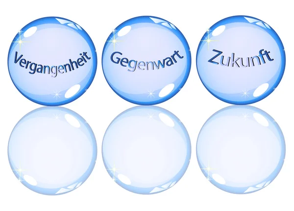 Bolas de cristal alemãs — Fotografia de Stock