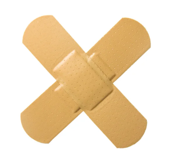 Kříž bandaid — Stock fotografie