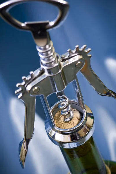 stock image Cork Screw. Opening Wine