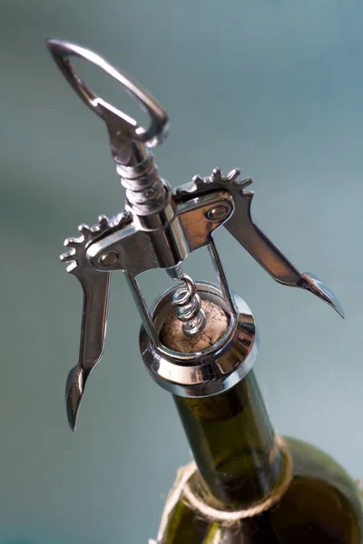 stock image Cork Screw. Opening Wine