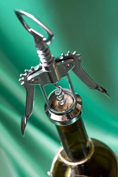 stock image Cork Screw. Opening Wine