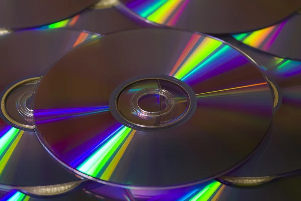 Muitos DVD — Fotografia de Stock