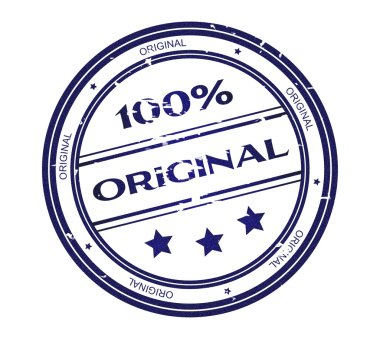 Round stamp with text: Original clipart