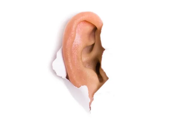 Γυναίκα αυτί — Φωτογραφία Αρχείου