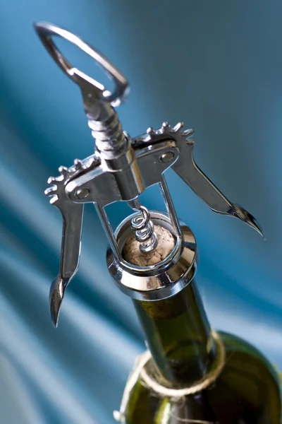 stock image Cork Screw. Opening Wine