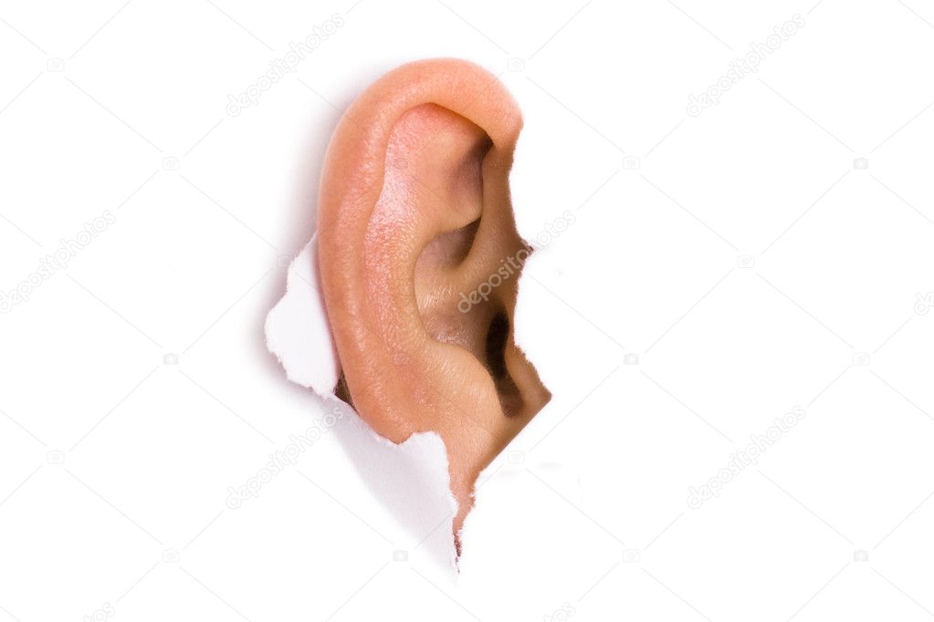 Woman ear