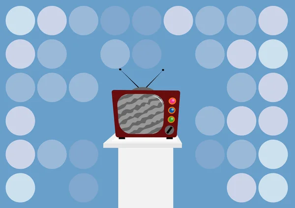 Ilustração vetorial da tv retro —  Vetores de Stock