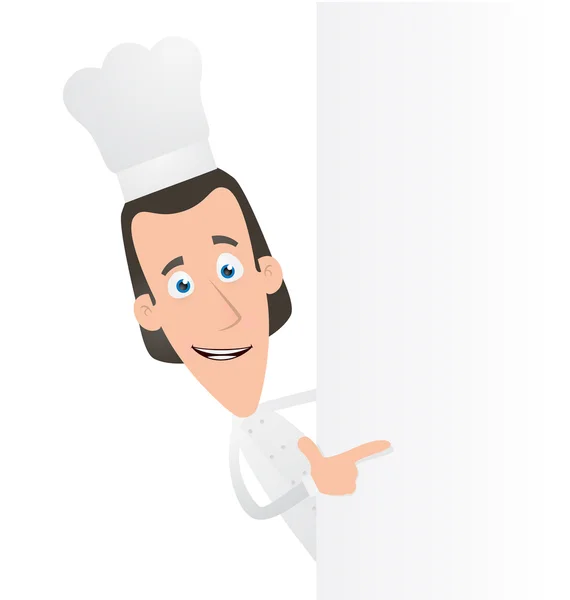 Chef-kok — Stockvector