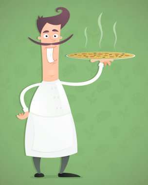 Chef Pizza clipart