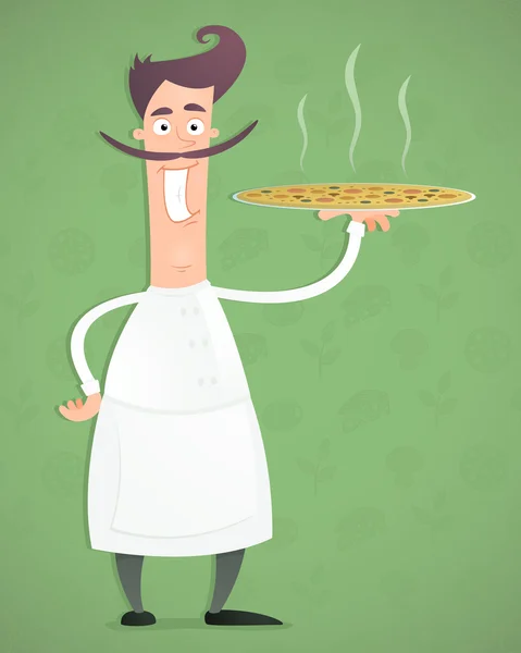 Pizza chef — Image vectorielle