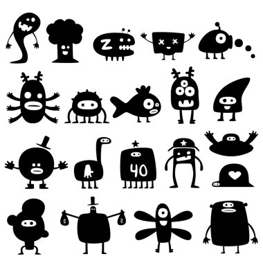 Monsters clipart