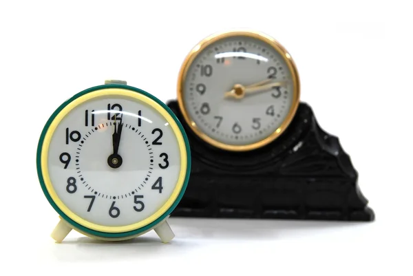 Relógios retro sépia — Fotografia de Stock