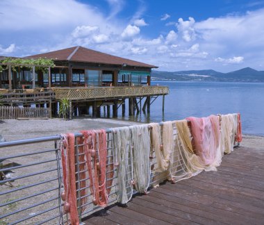 Bracciano Gölü, lazio, İtalya